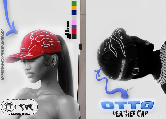 ULTIMA: Otto Leather Caps