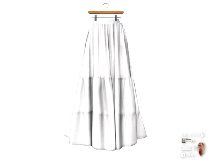 {amiable}Mesh Ruffled Hem Maxi Skirt10