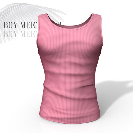 Pink Mens Tank Kario