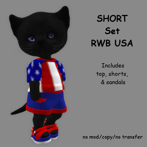 NN Dinkies Shorts Set - RWB USA