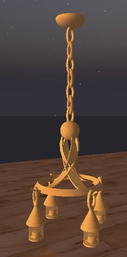 Chandelier Rustic-blank