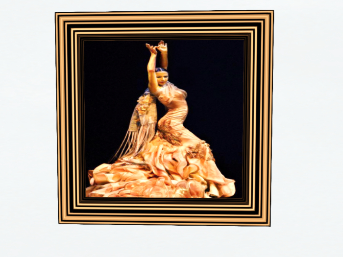 CH:FRAME DANCE FLAMENCA BOX