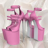 Pink Silver Long Stiletto ERIKA