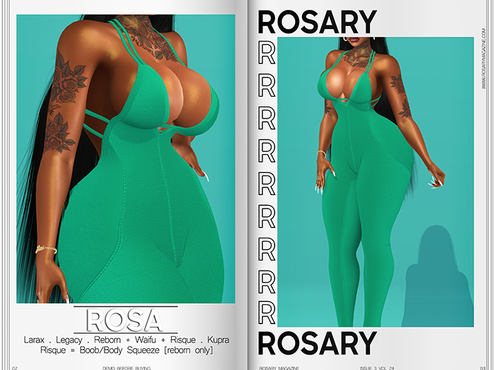 Rosary. Rosa . Green