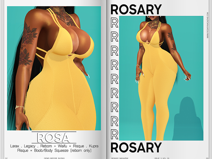 Rosary. Rosa . Yellow