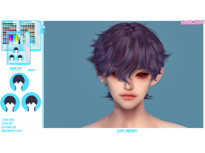 Bailizhi//Hair A11/fatpack