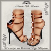 ! Glitterati ! - Forever Heels - Brown