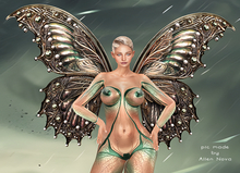 !dM deviousMind Mariposa OLIVE No. 01 - SALE !
