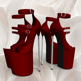 Red Silver Long Stiletto LEGACY