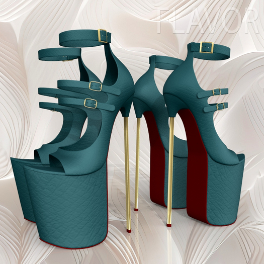 Turqoise Long Stiletto MAITREYA