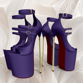 Purple Long Stiletto REBORN