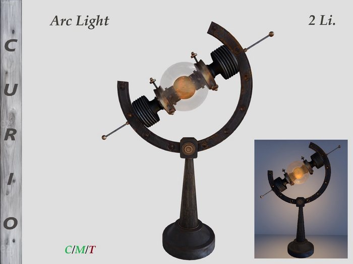 Arc Light - Steampunk Lamp