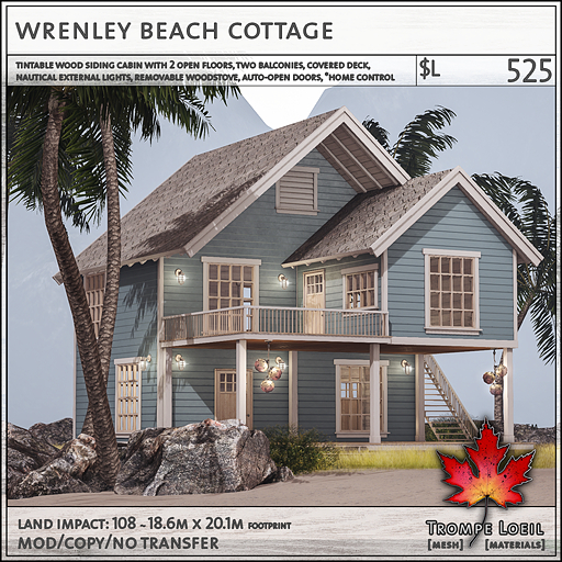 Trompe Loeil - Wrenley Beach Cottage [mesh]