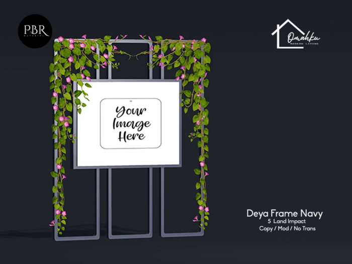 OMAHKU - Deya Frame Navy 