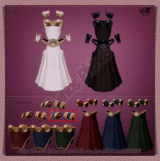 *MUKA* Aura Shoulder Pad - Blue [box] RETIRED GACHA