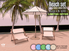 Beach chair Malibu set (5 COLORS)