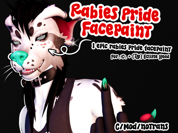 [TShain] Eclipse RABIES Pride Facepaint