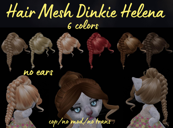 Hair Mesh Dinkie Helena