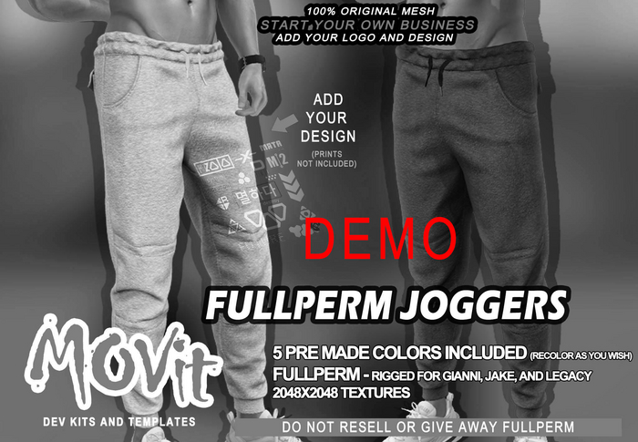 >>MOVit>> Fullperm Joggers DEMO