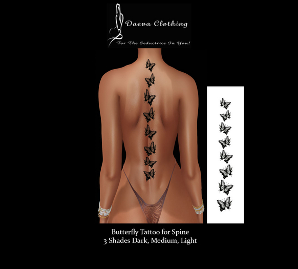 Daeva Spine Tattoo