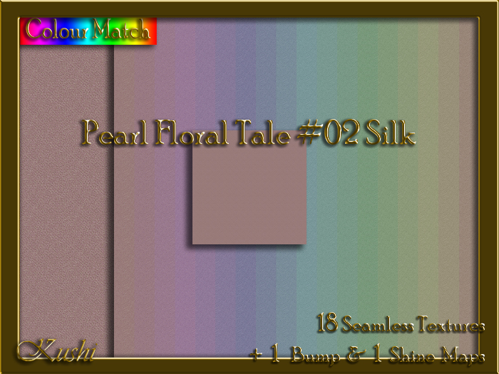 Pearl Floral Tale #02 SILK Texture Pack
