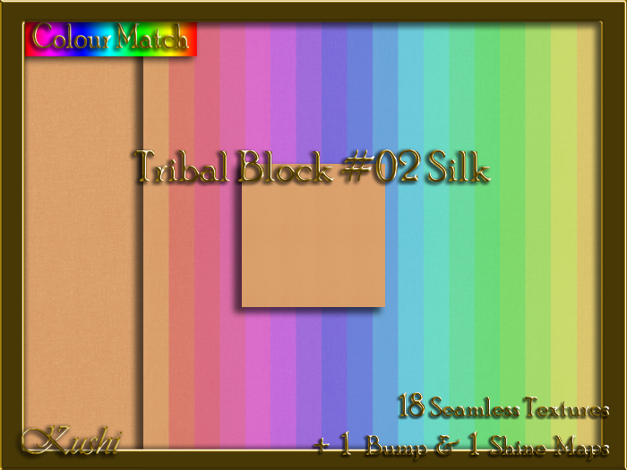 Tribal Block #02 SILK Texture Pack