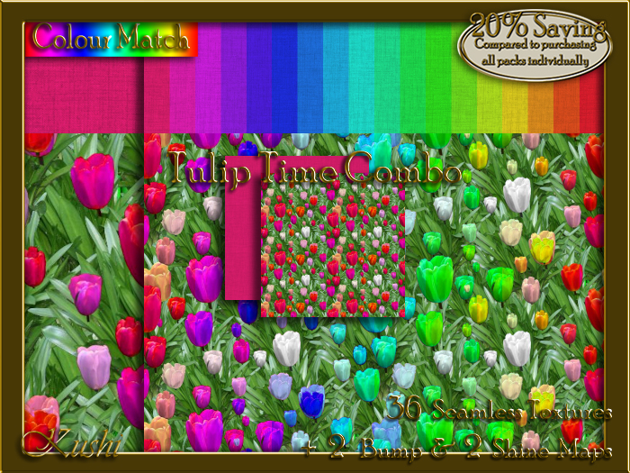 Tulip Time COMBO Texture Bundle