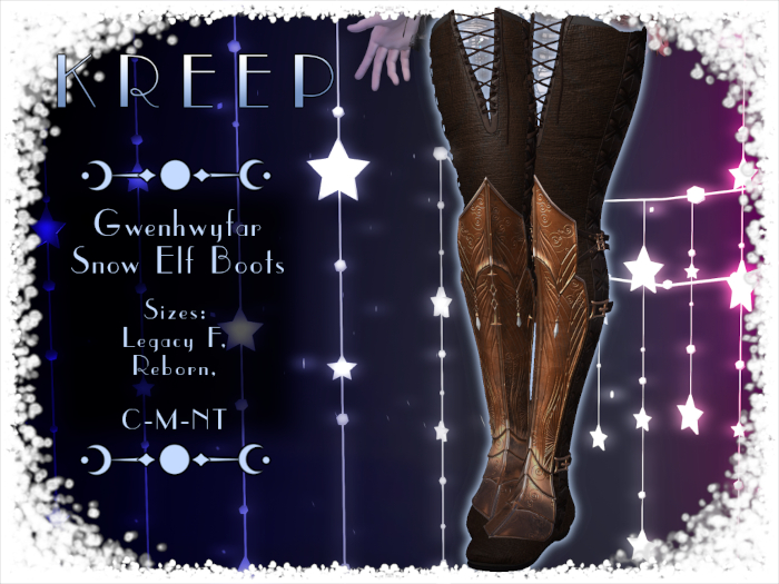 K R E E P: Gwenhwyfar Snow Elf Boots