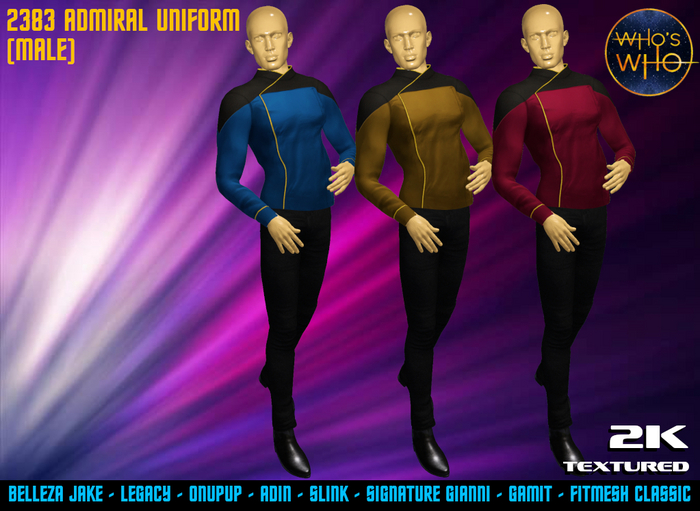 WW 2383 Admiral Uniform (Male)