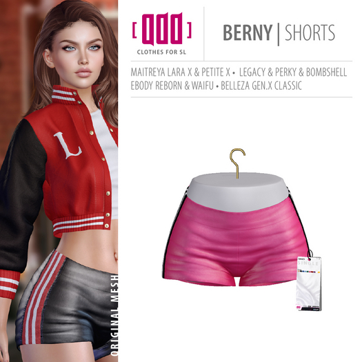 [ADD] Berny Shorts - Pink