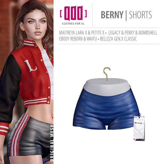 [ADD] Berny Shorts - Blue
