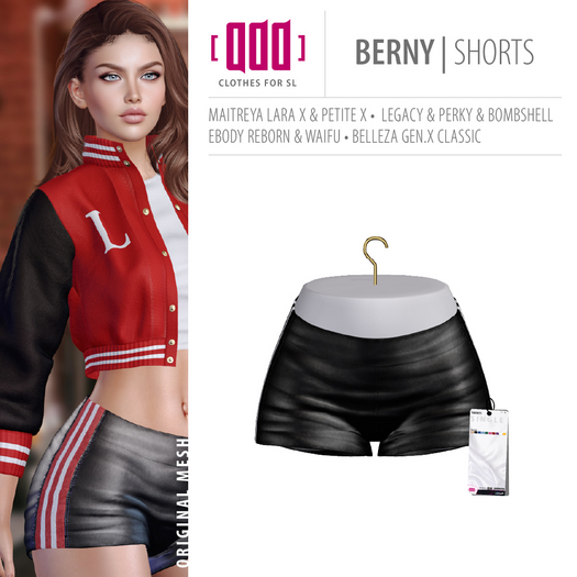 [ADD] Berny Shorts - Black