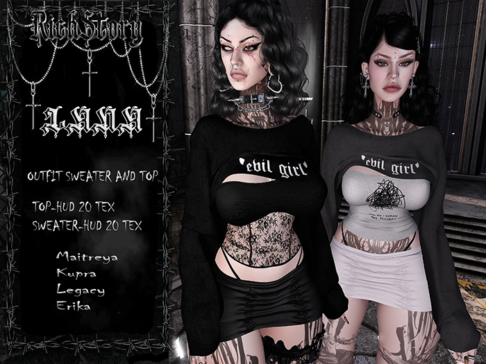 RICH STORY  SWEATER  AND TOP LANA-HUD 40 TEX