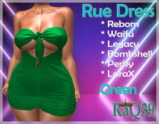 [R39] Rue Dress-Green