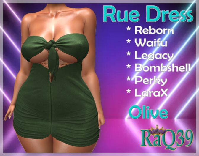 [R39] Rue Dress-Olive