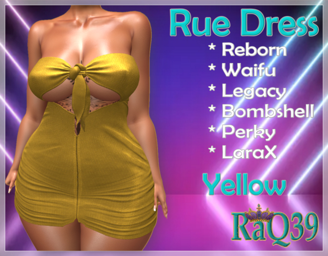 [R39] Rue Dress-Yellow