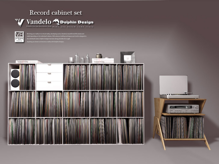 [vandelo] Interior decoration record cabinet Set(Auto REZ)
