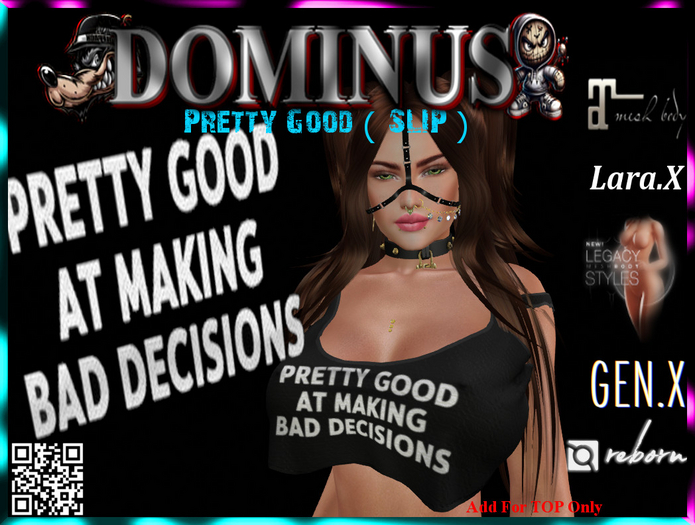 ~DOMINUS~Pretty Good ( SLIP ) T (ADD)