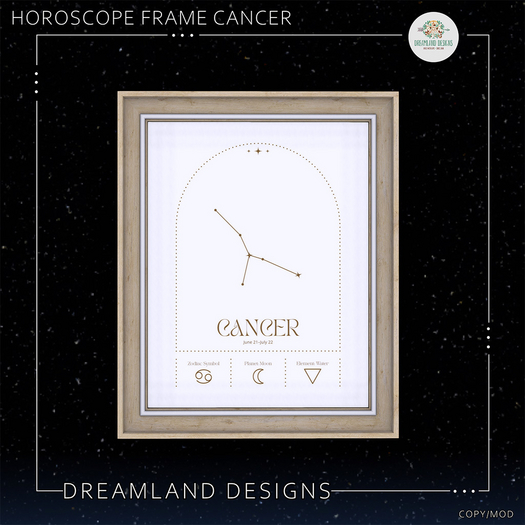DD Horoscope Frame -Cancer