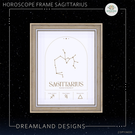 DD Horoscope Frame-Sagittarius