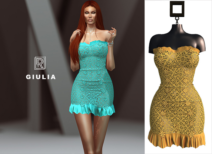 RAPTURE-Dress Giulia-Sunrise