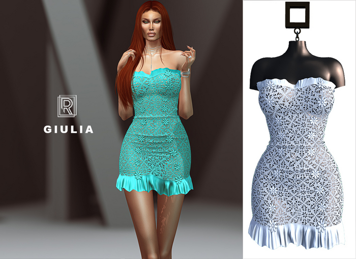 RAPTURE-Dress Giulia-Powder