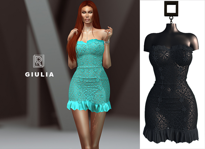 RAPTURE-Dress Giulia-Raven