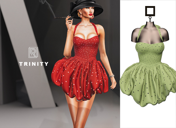 RAPTURE-Dress Trinity-Pistachio