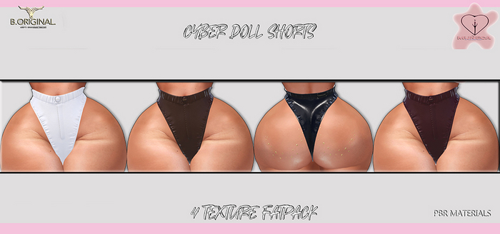MUNECA CYBER DOLL SHORTS - 4 TEXTURE FATPACK DEMO