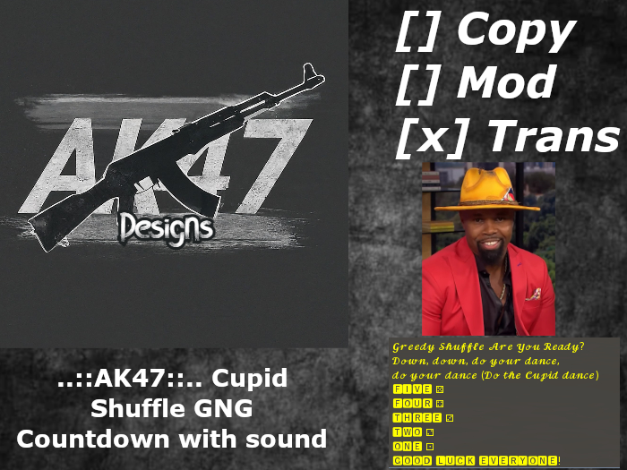 ..::AK47::.. Cupid Shuffle Countdown Gesture