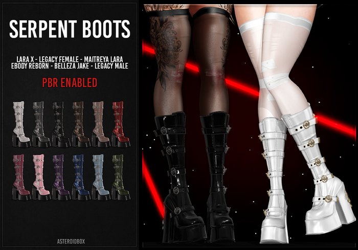 AsteroidBox. Serpent Boots