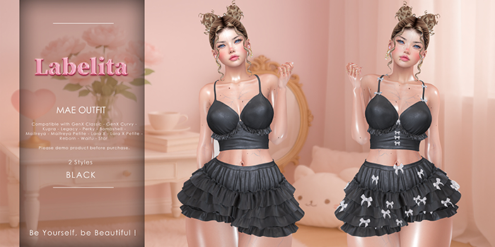 [LABELITA] Mae Outfit Black
