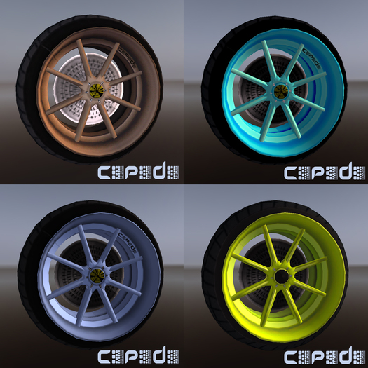 *C>P>D>* CustomP/Coat  Wheel Paints-BronsePerryskyHLYellowHLBl
