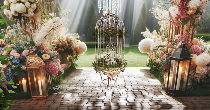 CJ Bird Cage Vintage and Canary
